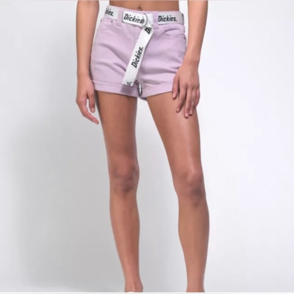 Dickies light lavender denim shorts Size-25